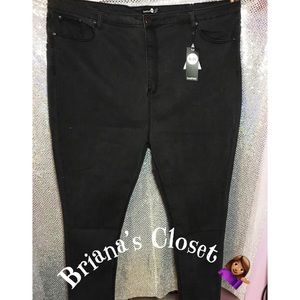 Boohoo: Plus Washed High-Waist Skinny Jeans